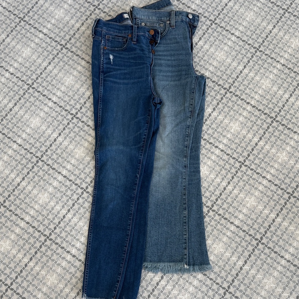 Madewell Blue Jeans - 2 pair size 27 and 26